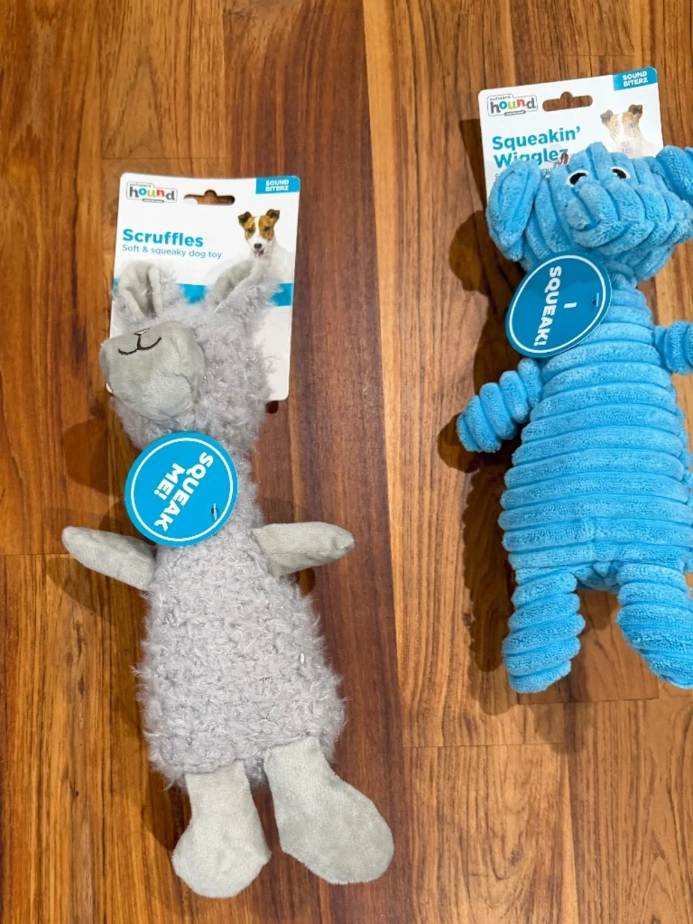 NWT! 2 Outward Hound Sound Squeaky Dog Toys